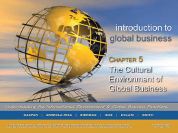 Introduction to Global Business 1e
