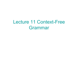 Lecture 11 Context