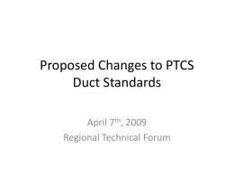 Proposed Changes to PTCS Service Provider Standards