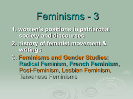 Feminisms
