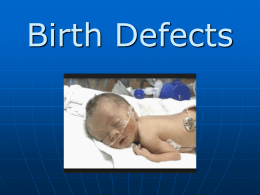 Birth Defects - Utah Education Network