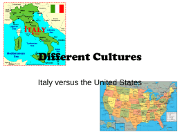 Different Culture