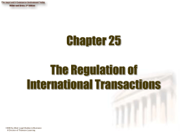 International Transactions
