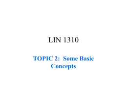 LIN 1101