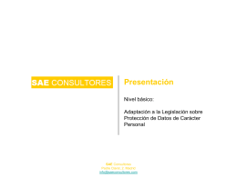 Diapositiva 1 - saeconsultores.com