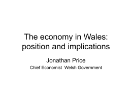 Welsh economic update
