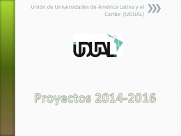 Proyectos 2014-2016