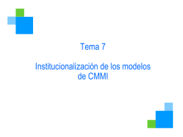 FUNDAMENTOS DE CMMI - Nivel I (CAPABILITY …