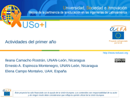 Diapositiva 1 - Proyecto USo+I: Universidad, Sociedad e