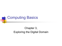 Computing Basics