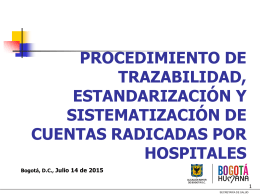 Diapositiva 1 - Secretaría Distrital de Salud