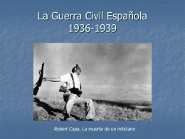 La Guerra Civil Española 1936-1939