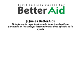 Qué es BetterAid?