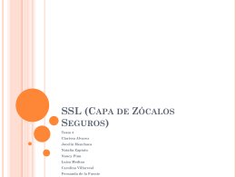 SSL (Capa de Zócalos Seguros) - TISG-207