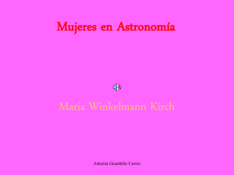 Mujeres en Astronomía