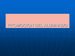 PROMOCION DEL ALUMNADO