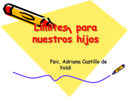 Límites para nuestros hijos