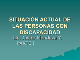 QUIENES SON LAS PERSONAS CON DISCAPACIDAD
