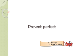 2-Present perfect