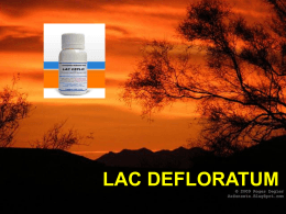 lac defloratum - Homeopatía Animal
