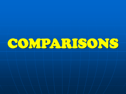 COMPARISONS - Senor Rudis 6.0