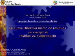 Ponencia Conselleria Medio Ambiente