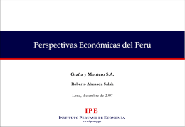 Perú - Instituto Peruano de Economía