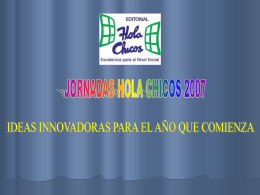 JORNADAS HOLA CHICOS 2007