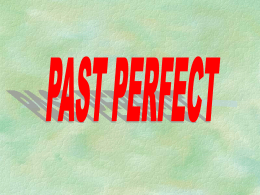 past perfec