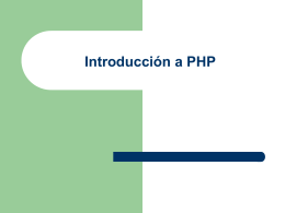 Transparencias PHP