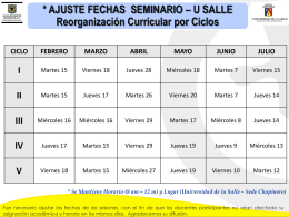 SEMANA DE PLANEACION INSTITUCIONAL