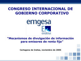 CONGRESO INTERNACIONAL DE GOBIERNO CORPORATIVO