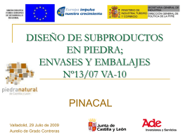 Residuos inertes y envases
