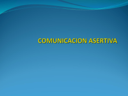 comunicación asertiva