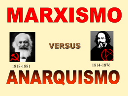 Marxismo y anarquismo