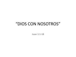 “DIOS CON NOSOTROS”