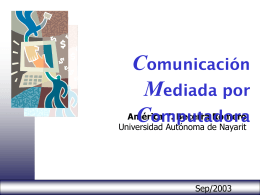 Comunicación Mediada por Computadora (CMC)