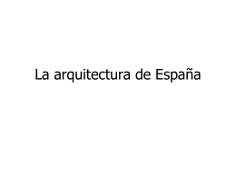 La arquitectura de España