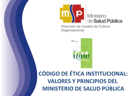 Slide 1 - Ministerio de Salud Pública