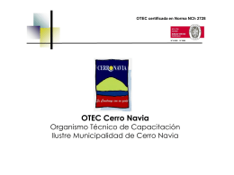 OTEC Cerro Navia - Fundación Jaime Guzmán
