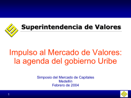 Diapositiva 1 - Superintendencia Financiera de Colombia