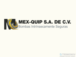 Product Powerpoint Presentation - MEX-QUIP