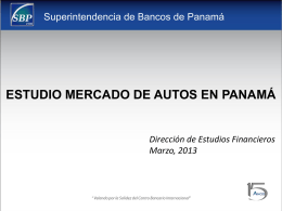 Tasas de Interés Bancario sobre préstamosen el