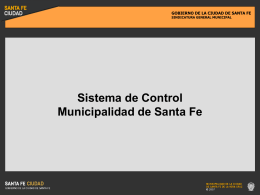 Sistema de Control Municipal 06-2015