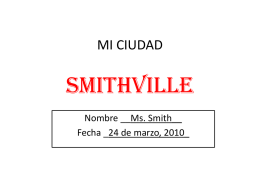 MI CIUDAD SMITHVILLE