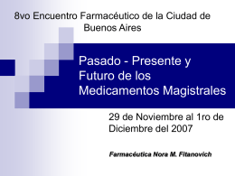 8vo Encuentro Farmaceutico de la Ciudad de Buenos Aires