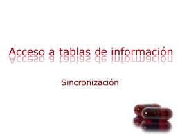 Acceso a Tablas de Informacion