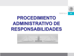 procedimiento administrativo de responsabilidades