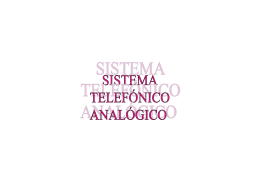03 Sistema Telefonico Analogico