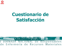Resultados del cuestionario planteado.